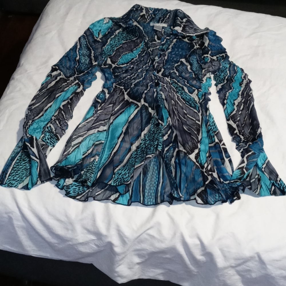 Alberto makali women's button down blouse
